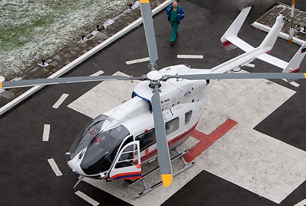 Устройство вертолетной площадки для МВД России